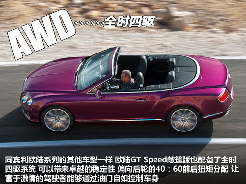配W12发动机 宾利GT Speed敞篷14日首发