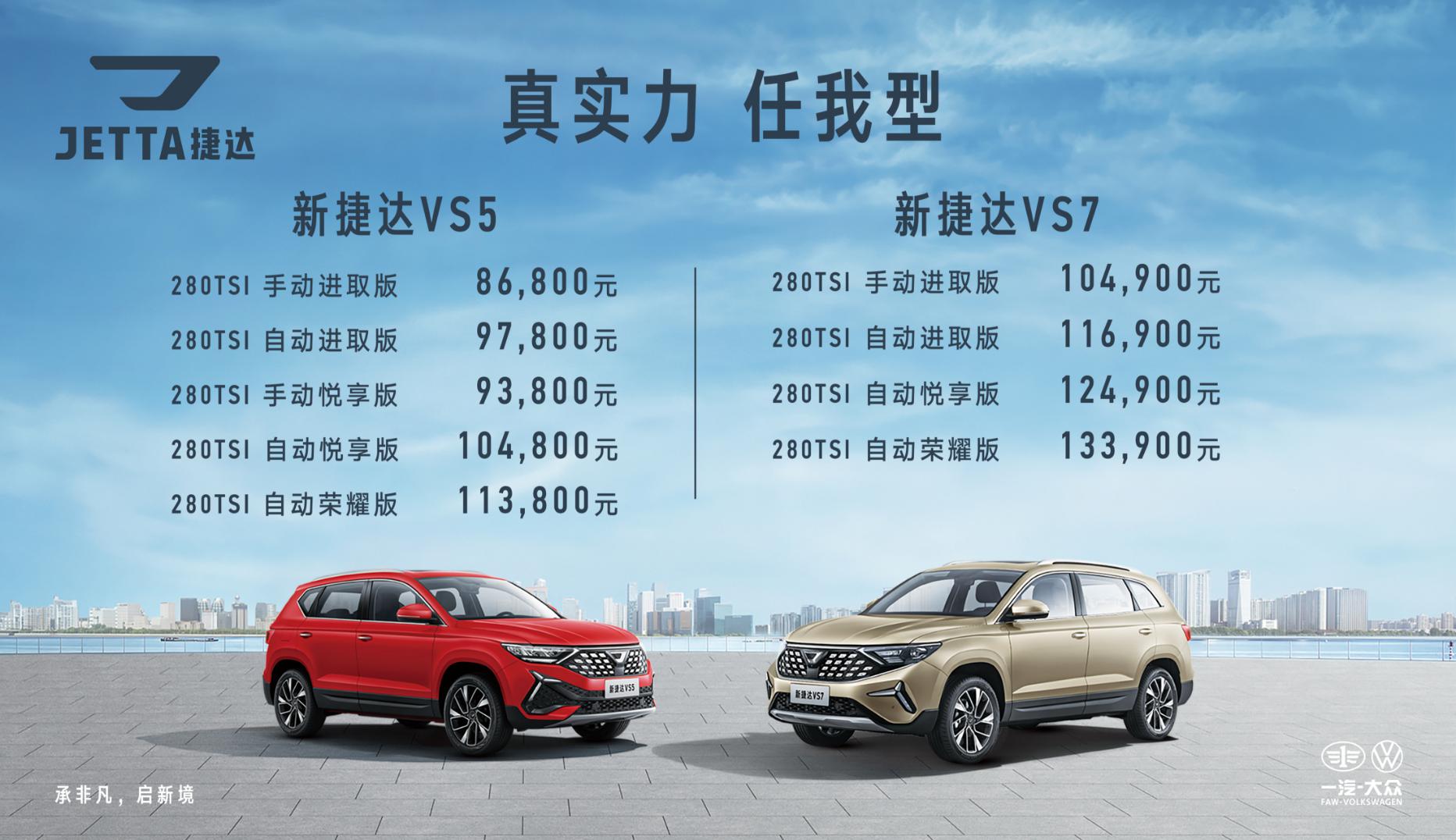 8.68万元至13.39万元，新捷