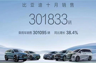 10月销量捷报连连！比亚