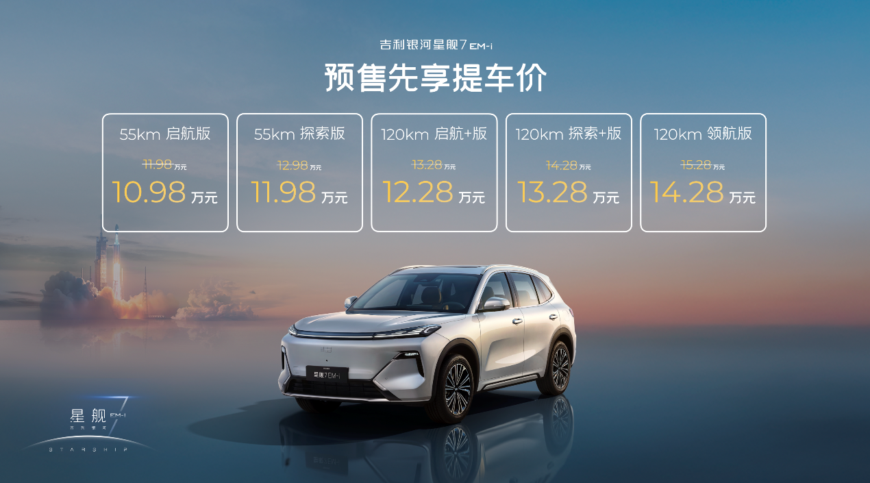 预售先享提车价10.98万元