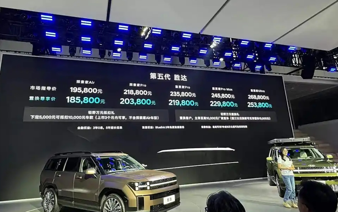 换代胜达月销仅243台：车